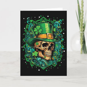 Carte Irlandais Saint Patrick's Day Paddy Shamrock Dia D