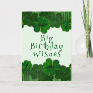 Carte irlandaise de fille ou de type