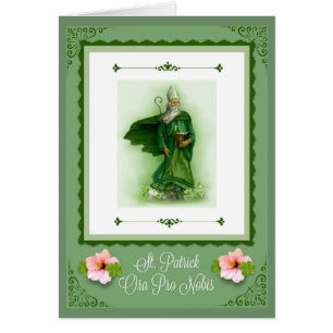 Carte irlandaise de salutation/note du jour de St