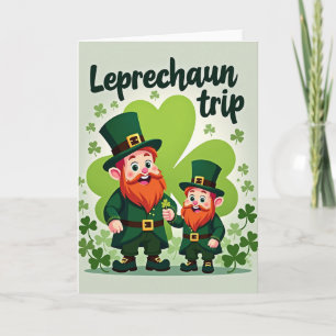 Carte irlandaise de voyage du Leprechaun
