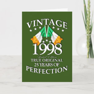 Carte Irlande Anniversaire N'importe quel âge & Irlande 