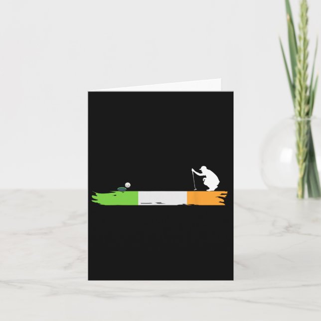 Carte Irlande Golf Irlande Drapeau Golf (Devant)