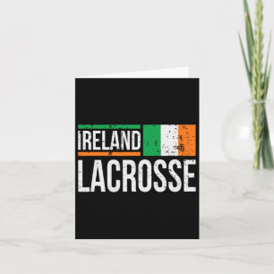 Carte Irlande Lacrosse Irish Flag Supporter Box Field Pl