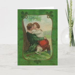 Carte Irlande vintage Irish Romance St. Patrick's Day