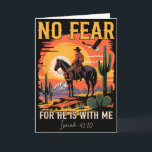 Carte Isaiah 41_10 Verset de la Bible Cowboy Chrétien Oc<br><div class="desc">Isaiah 41_10 Verset de la Bible Cowboy Chrétien Occidental Jésus Hommes</div>