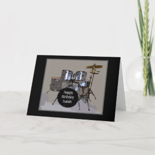 Carte Isaiah Happy Birthday Drums
