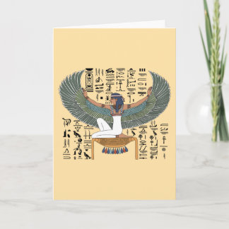 Carte Isis Dieu - Histoire Égyptienne Antique