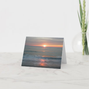 Carte Island Beach State Park IBSP Sunrise Note Card