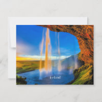 Islande Skogafoss, belle photo de paysage