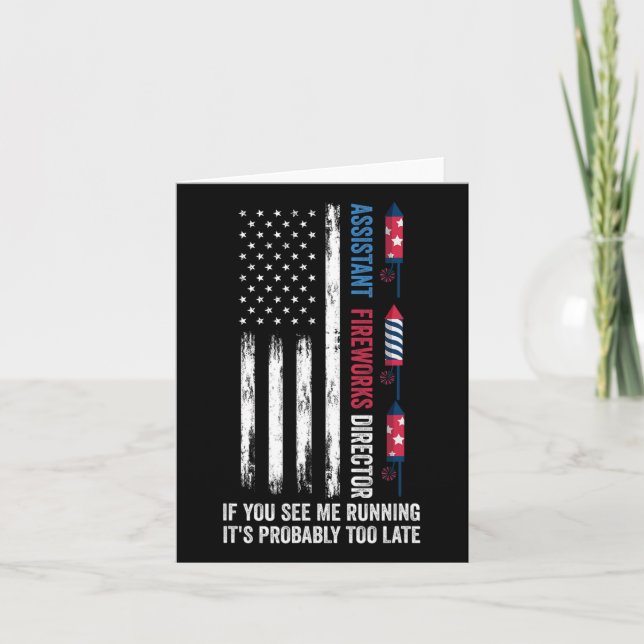 Carte Istant Fireworks Director 4 juillet  (Devant)