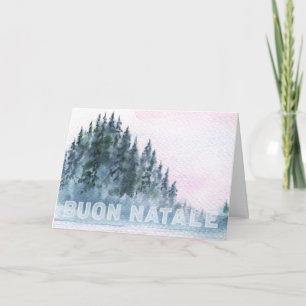 Carte * Italie Alpes italiennes Buon Natale Christmas Ca
