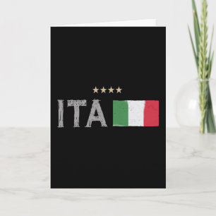 Carte Italie Football Fan Shirt Drapeau