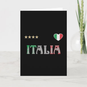 Carte Italie Football Fan Shirt Drapeau