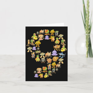 Carte Italien Brainrot Mème 9e fête d'anniversaire 9 ann