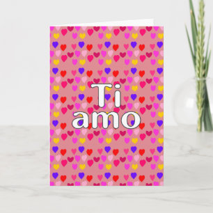 Carte Italien - Je t'aime