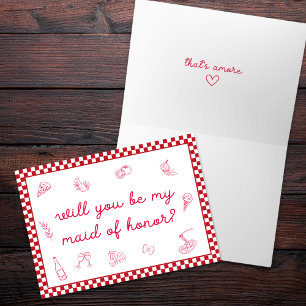 Carte Italien "That's Amore" Maid of Honor Proposition