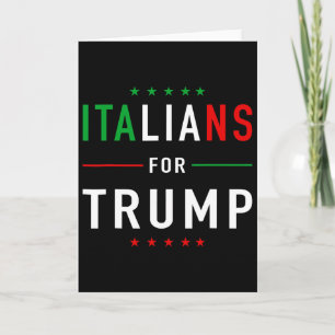 Carte Italiens pour Trump Taliano partisan de Donald Tru