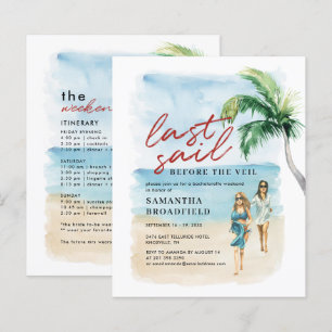 Carte Itinéraire du week-end de Bachelorette côtiè