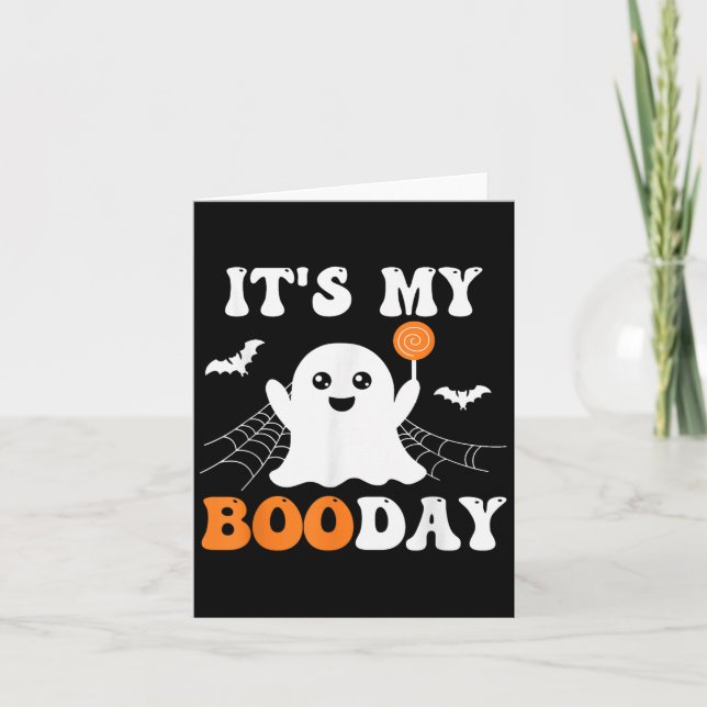 Carte It's My Booday Ghost Birthday  (Devant)