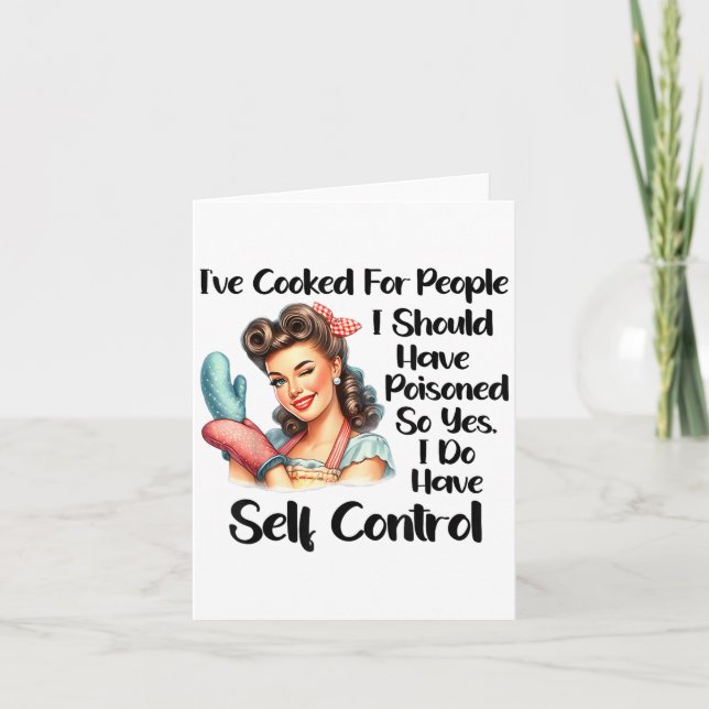 Carte I've Cooked For People I Should Have Isoned So Yes (Devant)