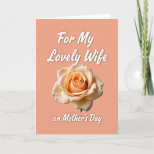 Carte Ivory Rose Tender Mom