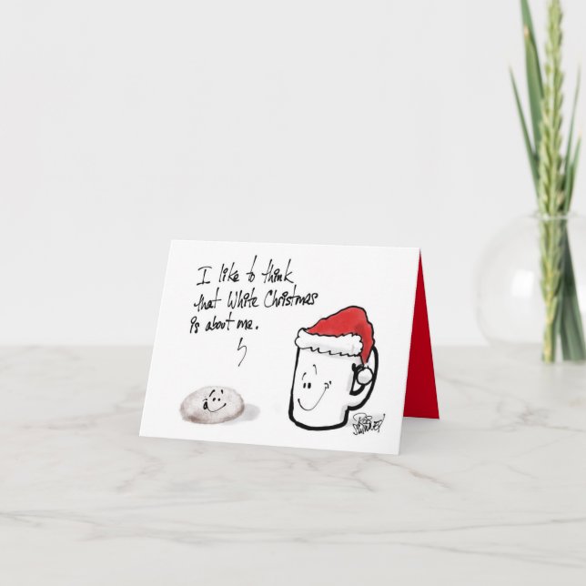 Carte J’aimerais penser... (Devant)