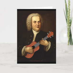 Carte J.S. Bach sur Uke