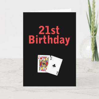 Carte Jack noir 21e anniversaire