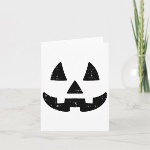 Carte Jack-o'-lantern Face Mignonne Costume Halloween Ho
