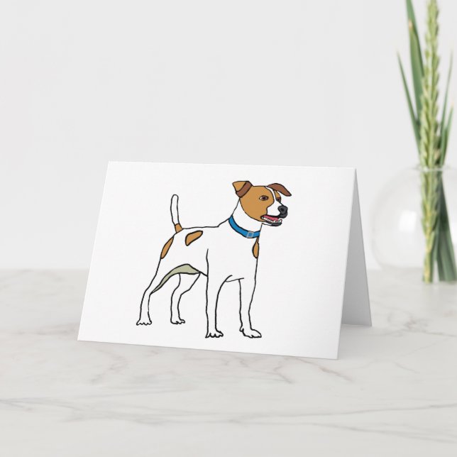 Carte Jack Russell Terrier (Devant)
