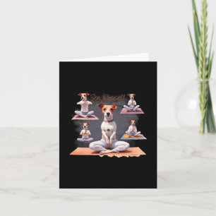 Carte Jack Russell Terrier Moments Zen avec Jack Rus