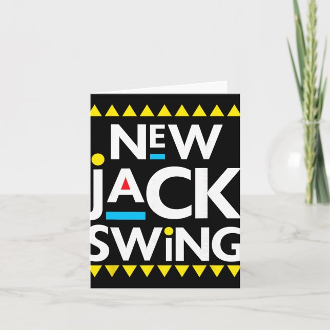 Carte Jack Swing 90s RnB Hip Hop  (Devant)