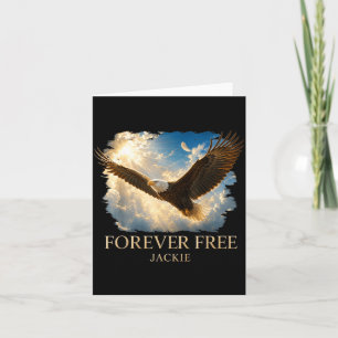 Carte Jackie Forever Big Bear Bald Eagle Hommage