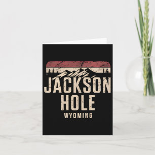 Carte Jackson Hole Wyoming Mountain Randonnée Souvenir C