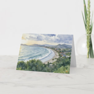 Carte Jaco Beach Costa Rica Aquarelle