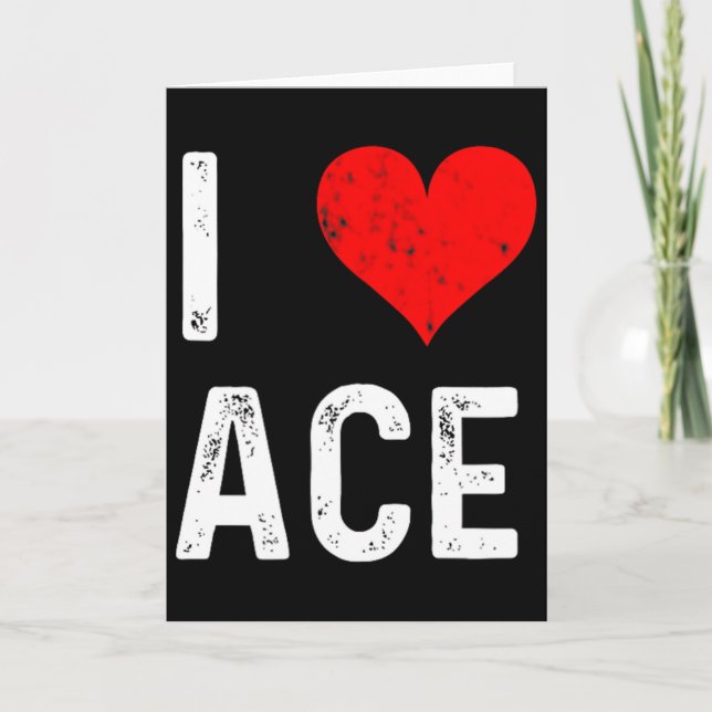 Carte J'adore Ace  (Devant)