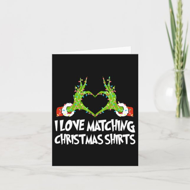 Carte J'adore coller à Noël S, mais je ne couve pas Xm (Devant)