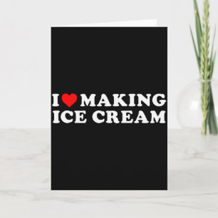 Carte J'adore Faire De La Glace Drôle De Citation