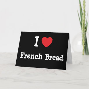 Carte J'adore French Bread heart T-shirt