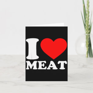 Carte J'adore la viande 