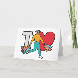 Carte J'adore le shopping