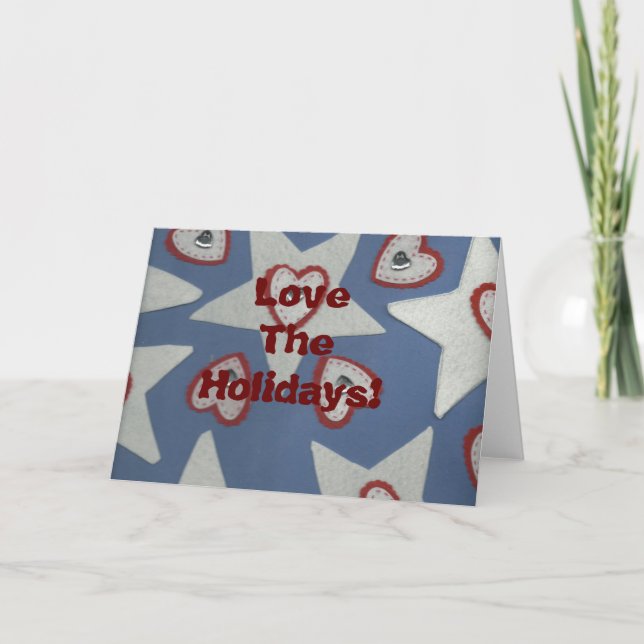 Carte J'adore les fêtes ! (Devant)