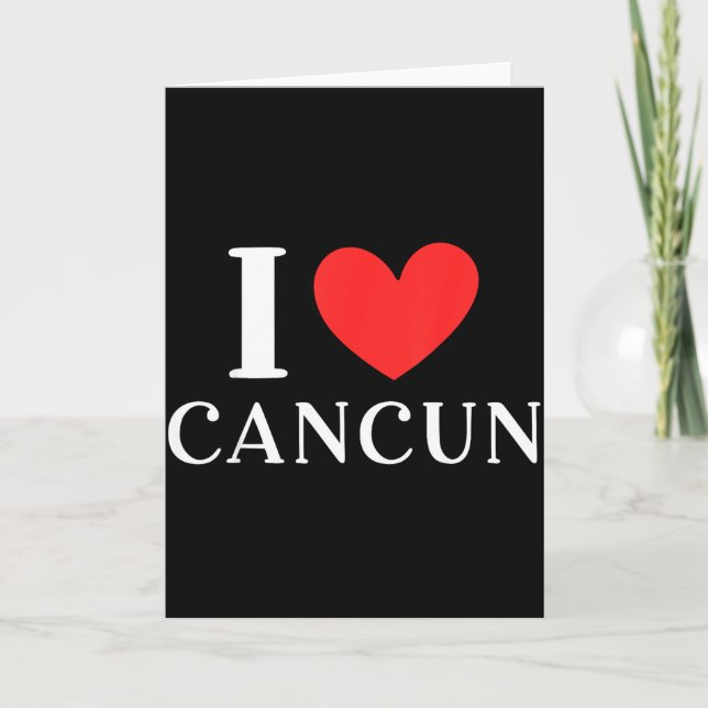 Carte J'adore les vacances à Cancun au Mexique _3  (Devant)