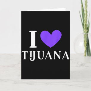 Carte J'adore les vacances à Tijuana au Mexique