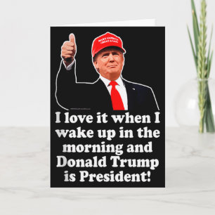 Carte J'adore Quand Donald Trump Est Président 2024 47èm