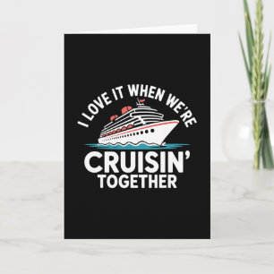 Carte J'adore Quand On Croise Ensemble Drôle De Croisièr