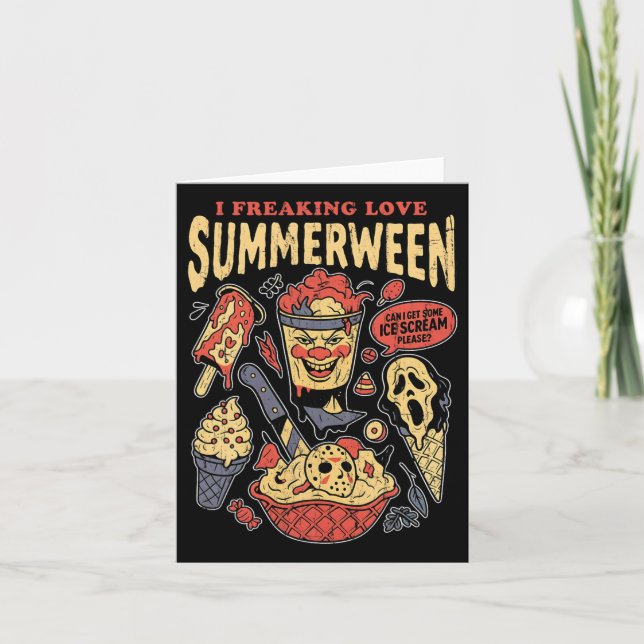 Carte J'adore Summerween  (Devant)