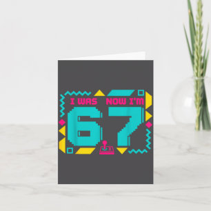 Carte J'ai 7 Ans Anniversaire J'avais 6 Maintenant J'ai 
