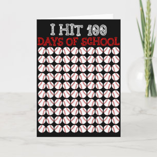 Carte J'ai atteint 100 jours d'école Professeur amateur