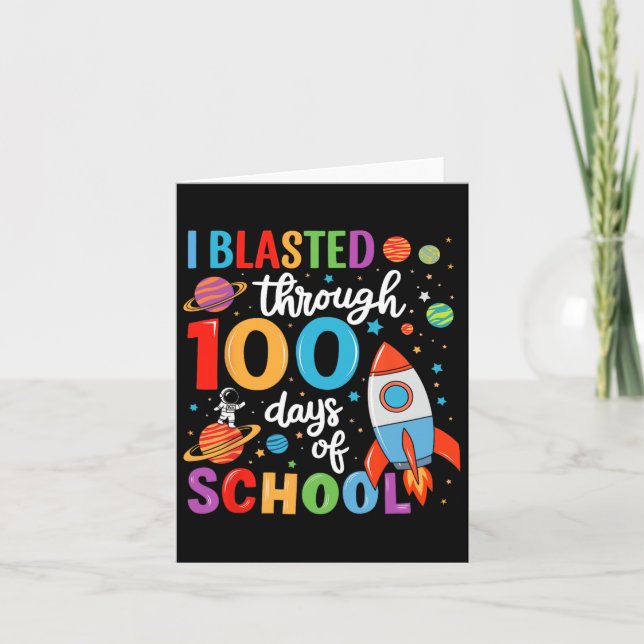 Carte J'Ai Blessé Pendant 100 Jours De Garçons D'École 1 (Devant)